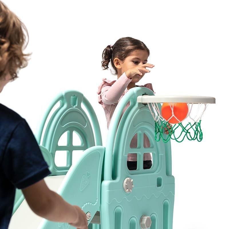 XL-Rutsche für Kinder mit Korb 3/7