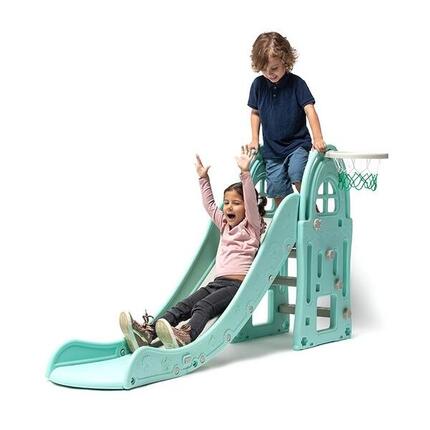 XL-Rutsche für Kinder mit Korb