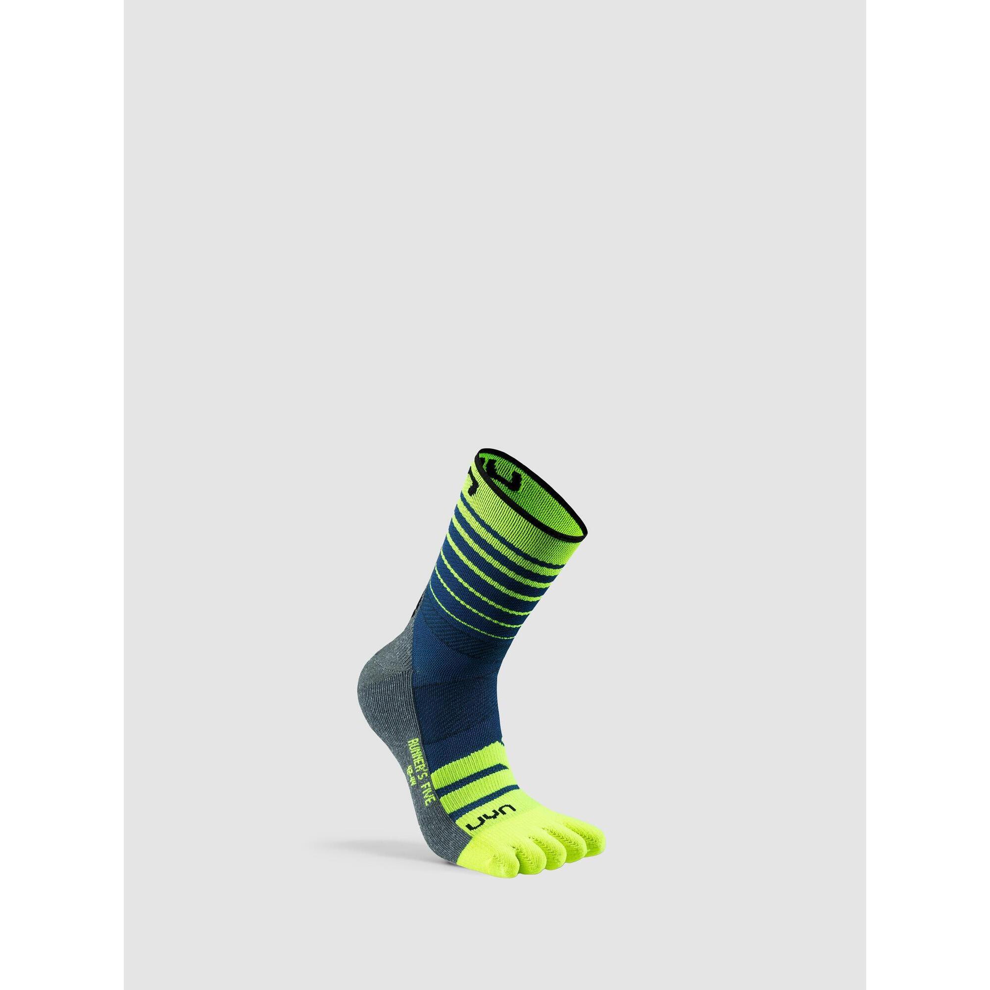 Uyn - Runner's Five Socks - Chaussettes - Bleu - 39/42 - Decathlon