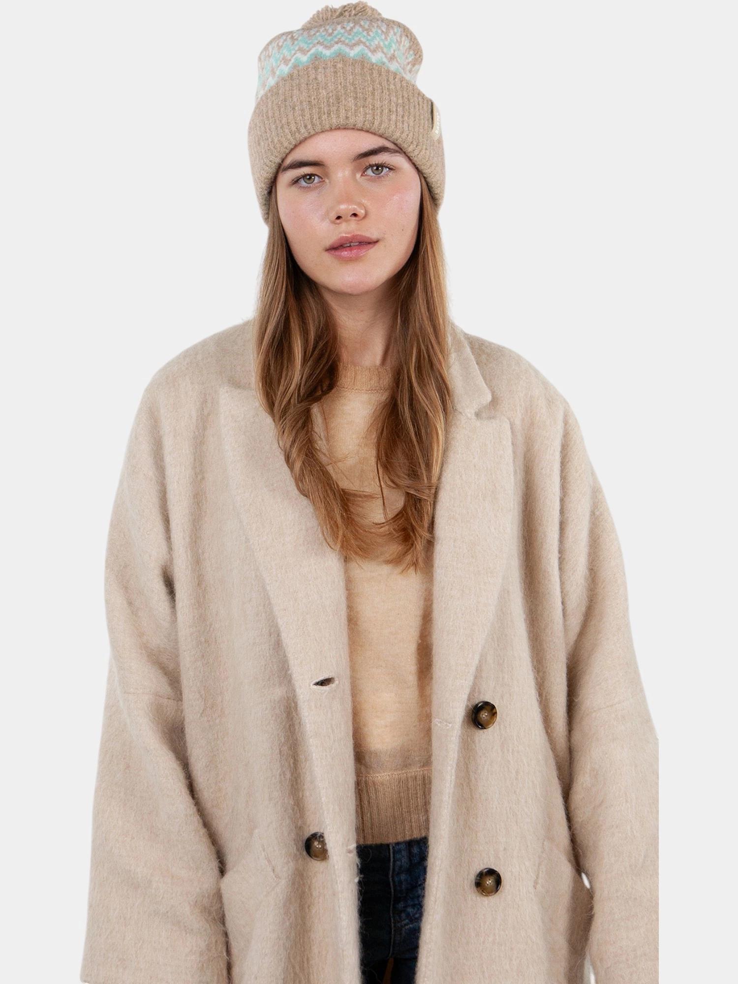 Bonnet Nakarah Beanie Light Brown Femme 2/4