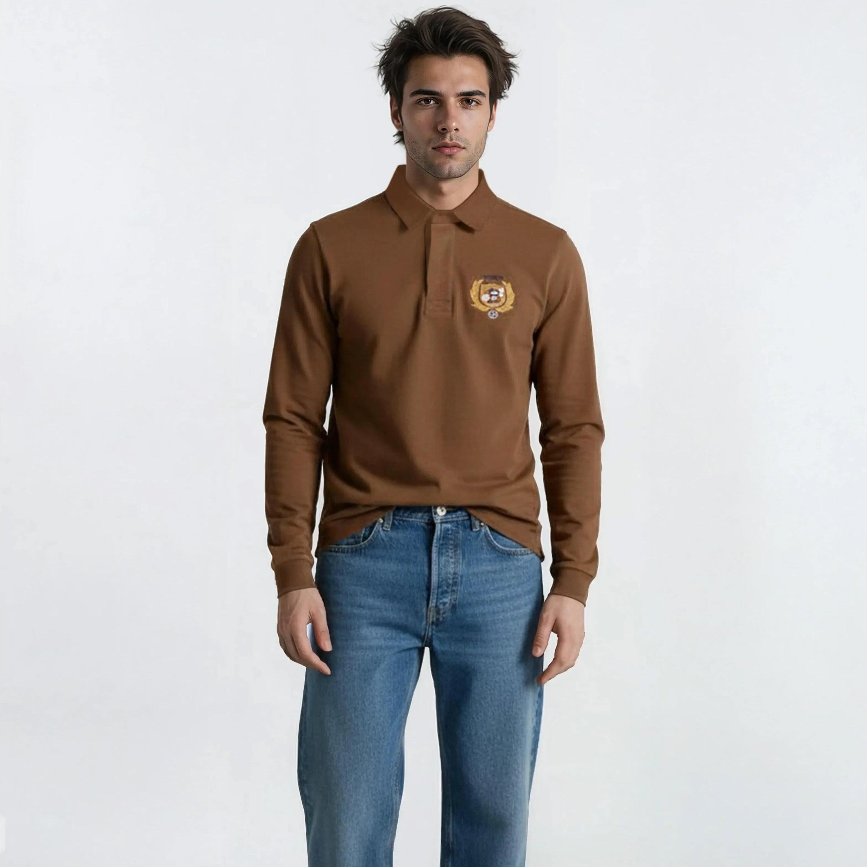 Camicia da rugby a maniche lunghe 2/4