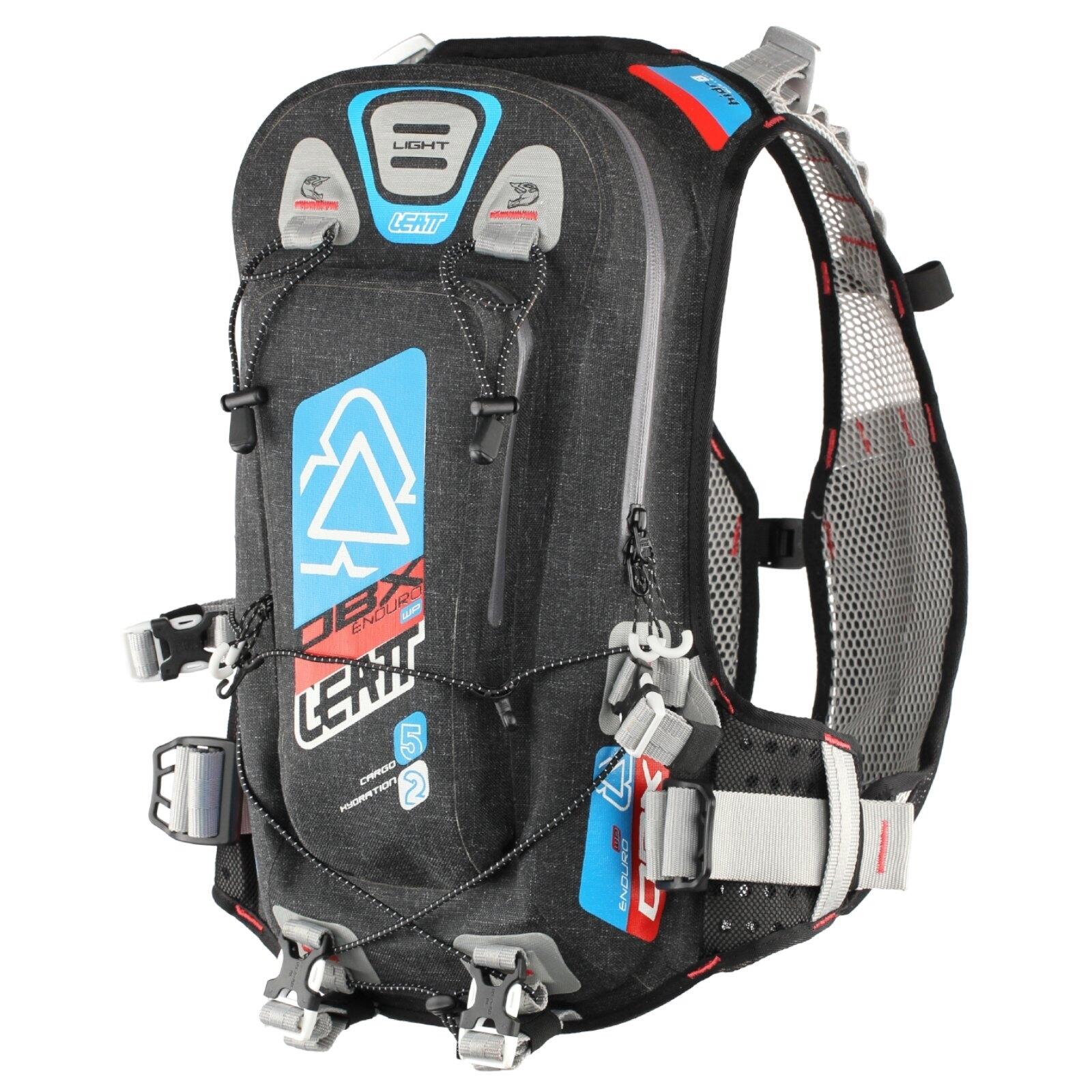 Leatt - Hydratation Enduro Lite Wp 2.0 Dbx - Sac D'Hydratation - Gris/noir - Sac À Dos - Bleu|noir - 5 L - Decathlon