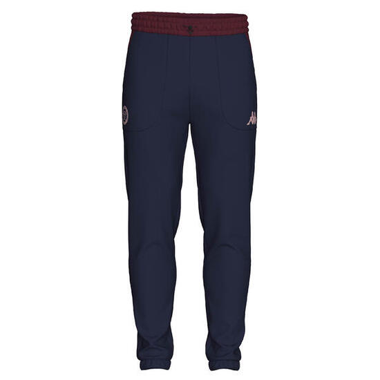 Pantalon Jogging Union Bordeaux Bègles Kappa Messo Bleu marine et bordeaux