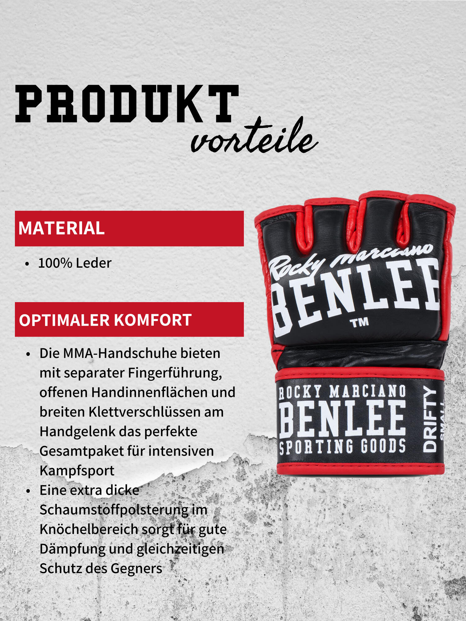 Guanti da allenamento per mma Benlee Drifty 7/7