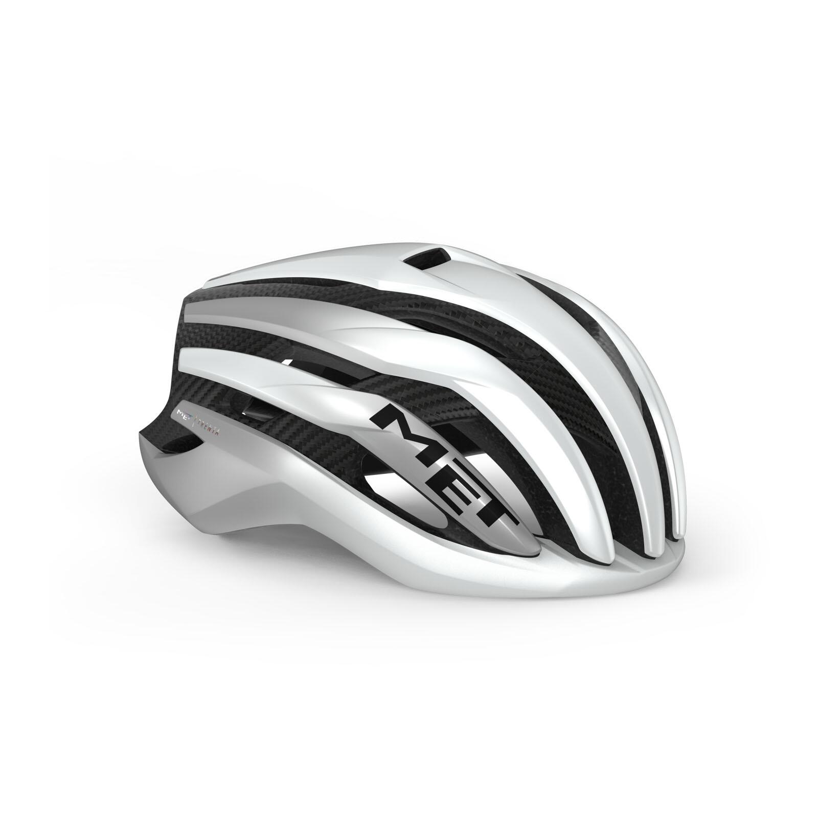 Met - Casque Vélo Met Trenta 3k Carbon Mips - Casque - Blanc|gris - 40 M - Decathlon