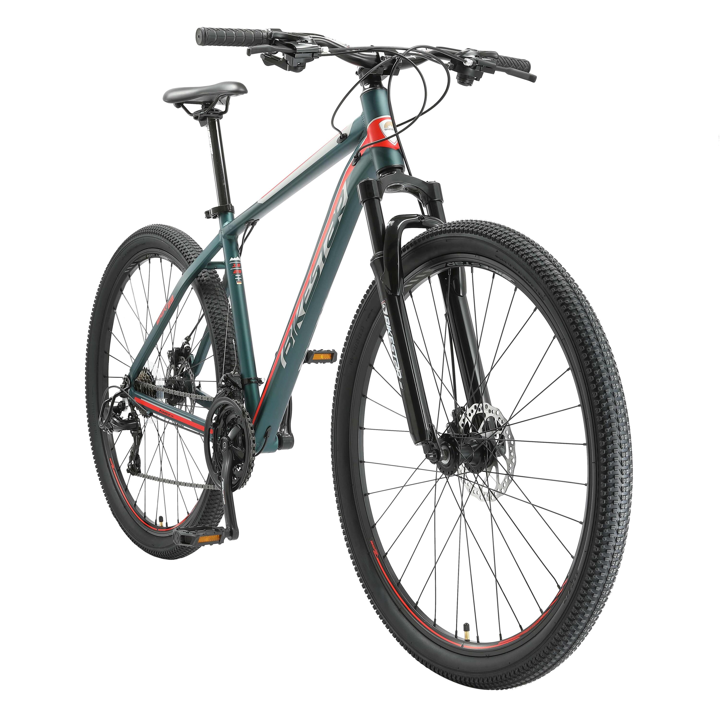 MTB fiets 29" aluminium, hardtail, 21 versnellingen, schijfremmen 2/4