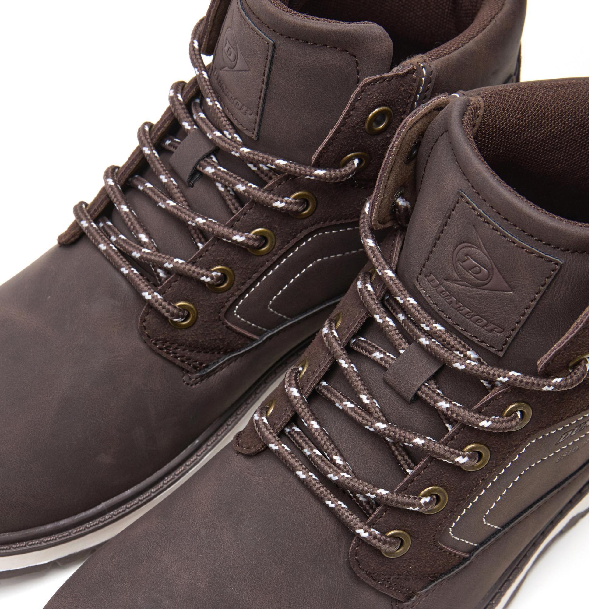 Botines Dunlop Hombre 36085 Marrones con Cordones 5/5