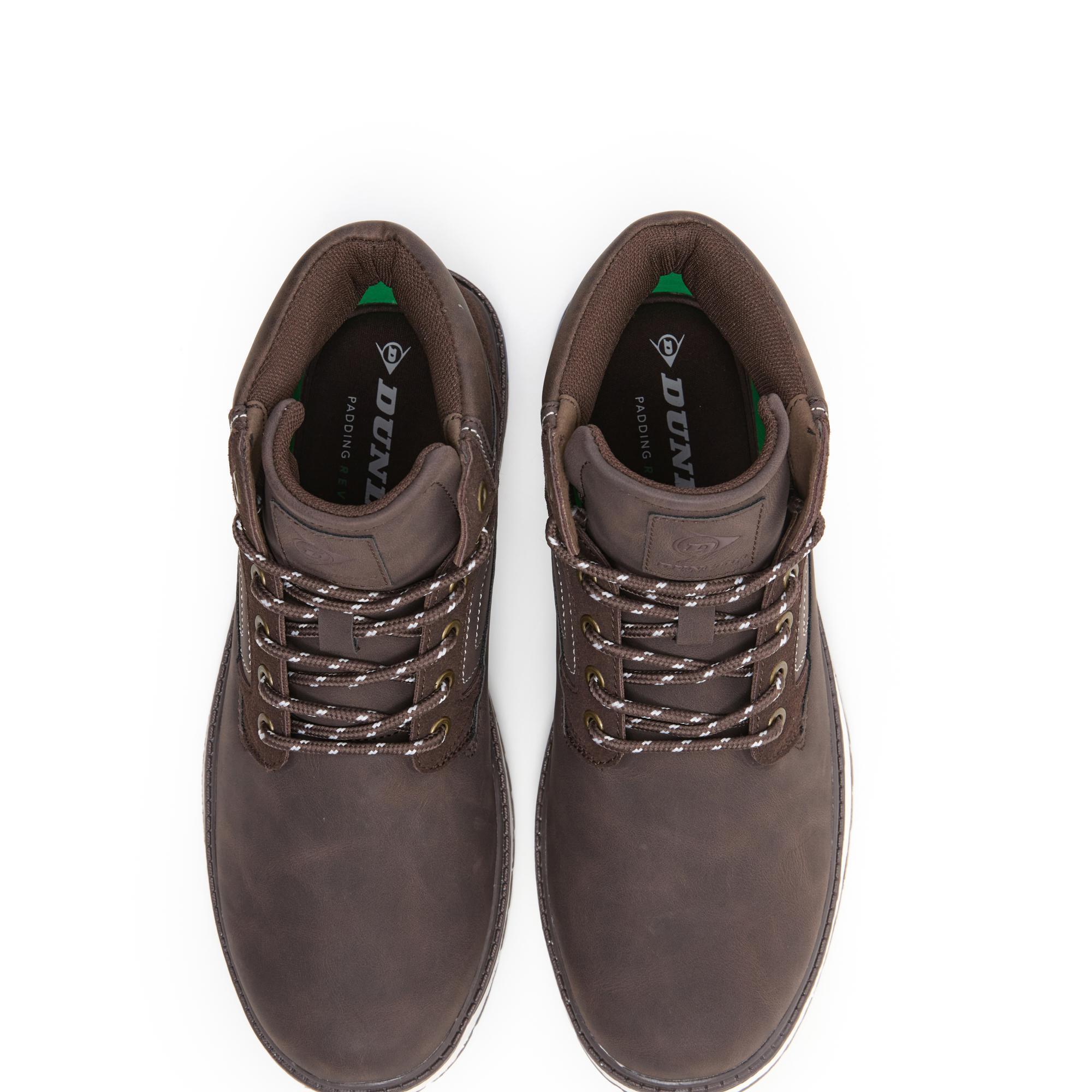Botines Dunlop Hombre 36085 Marrones con Cordones 4/5