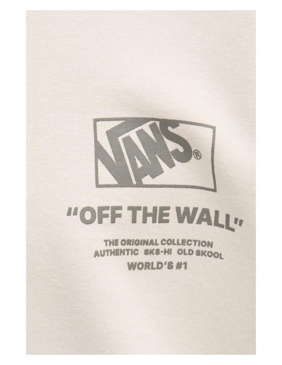 Sudadera Gris Vans Stockpile Taupe Mist Original y Resistente 4/5