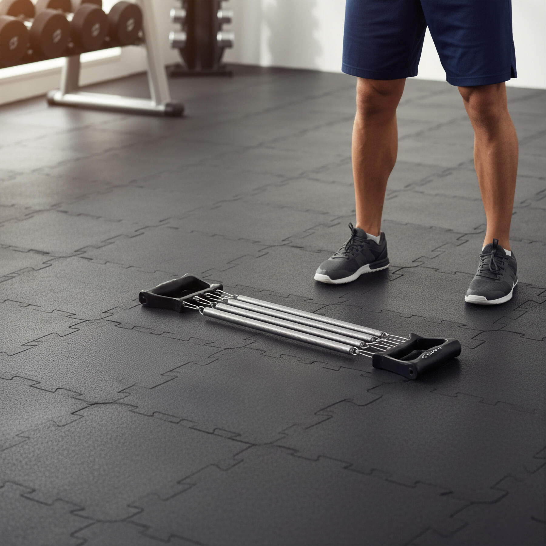 Fitness Expander mit Stahlfedern für Krafttraining HMS EM03 6/7