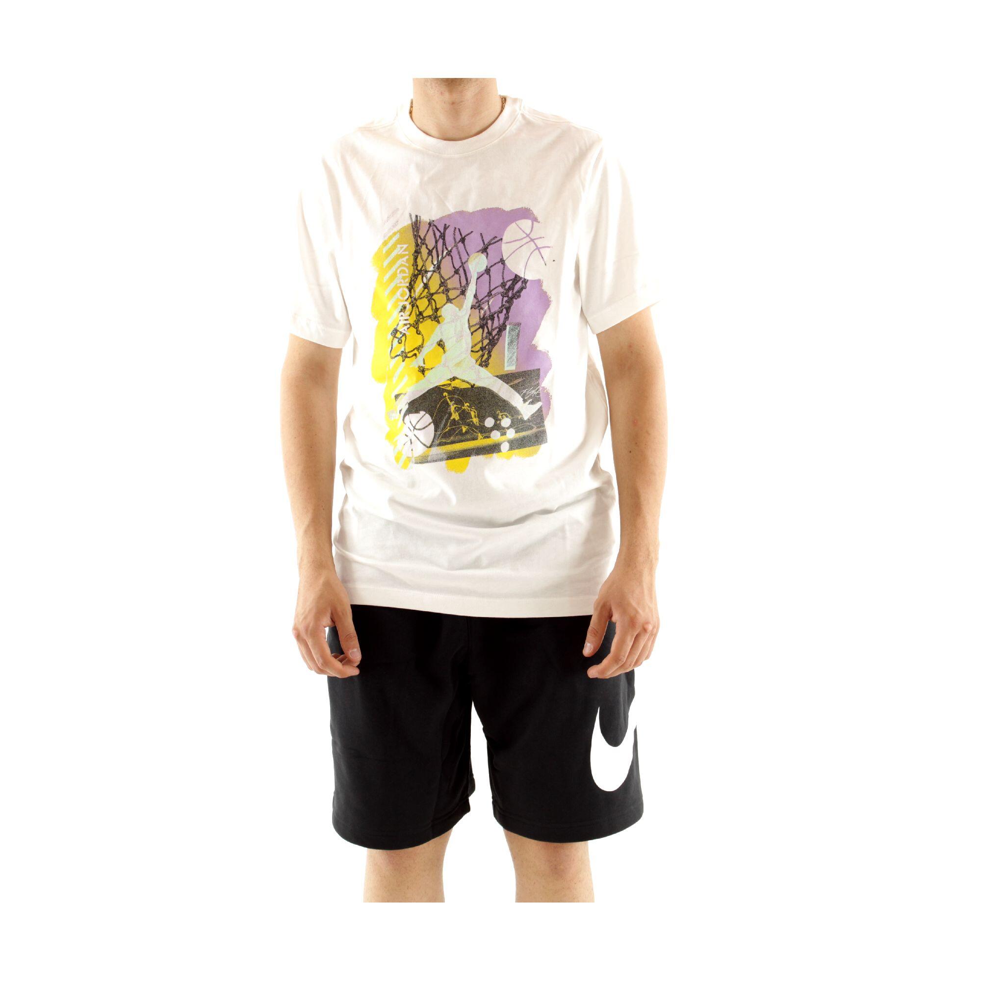 Koszulka męska nike air jordan brand graphic crew 1 tee white