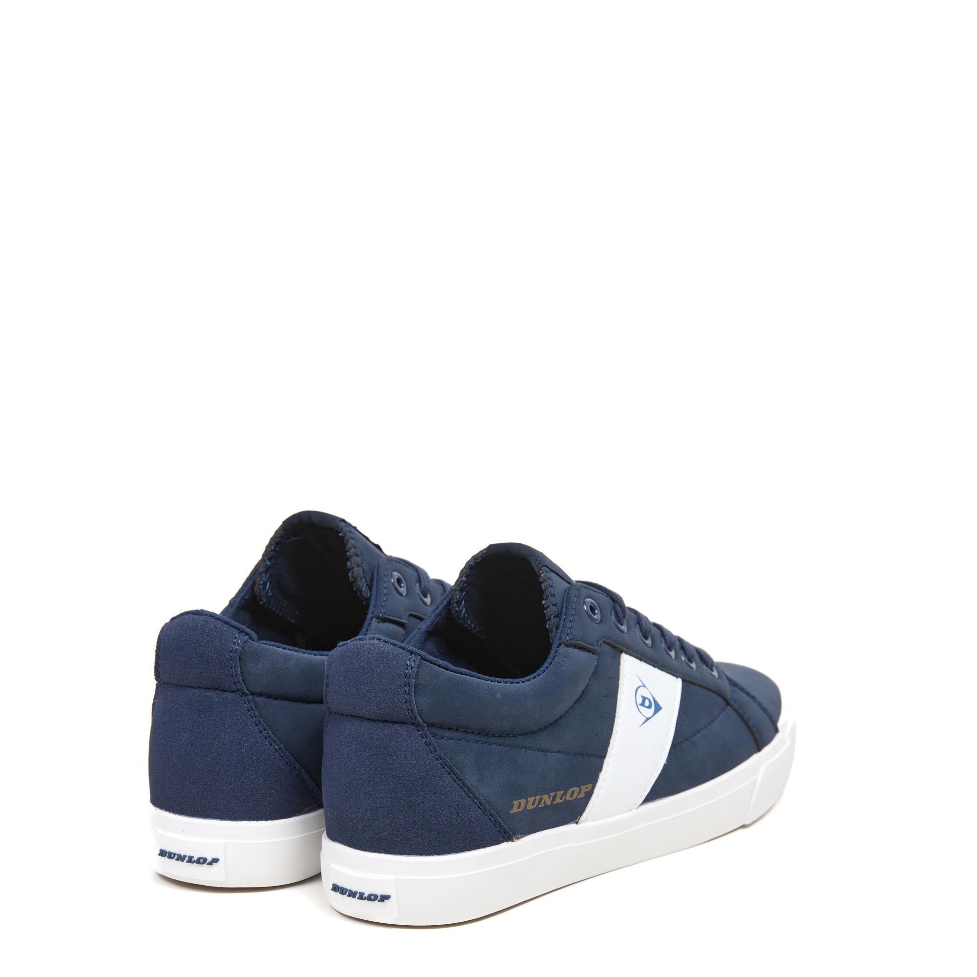 Zapatillas Dunlop Hombre 36058 Azul Marino con Cordones 3/5