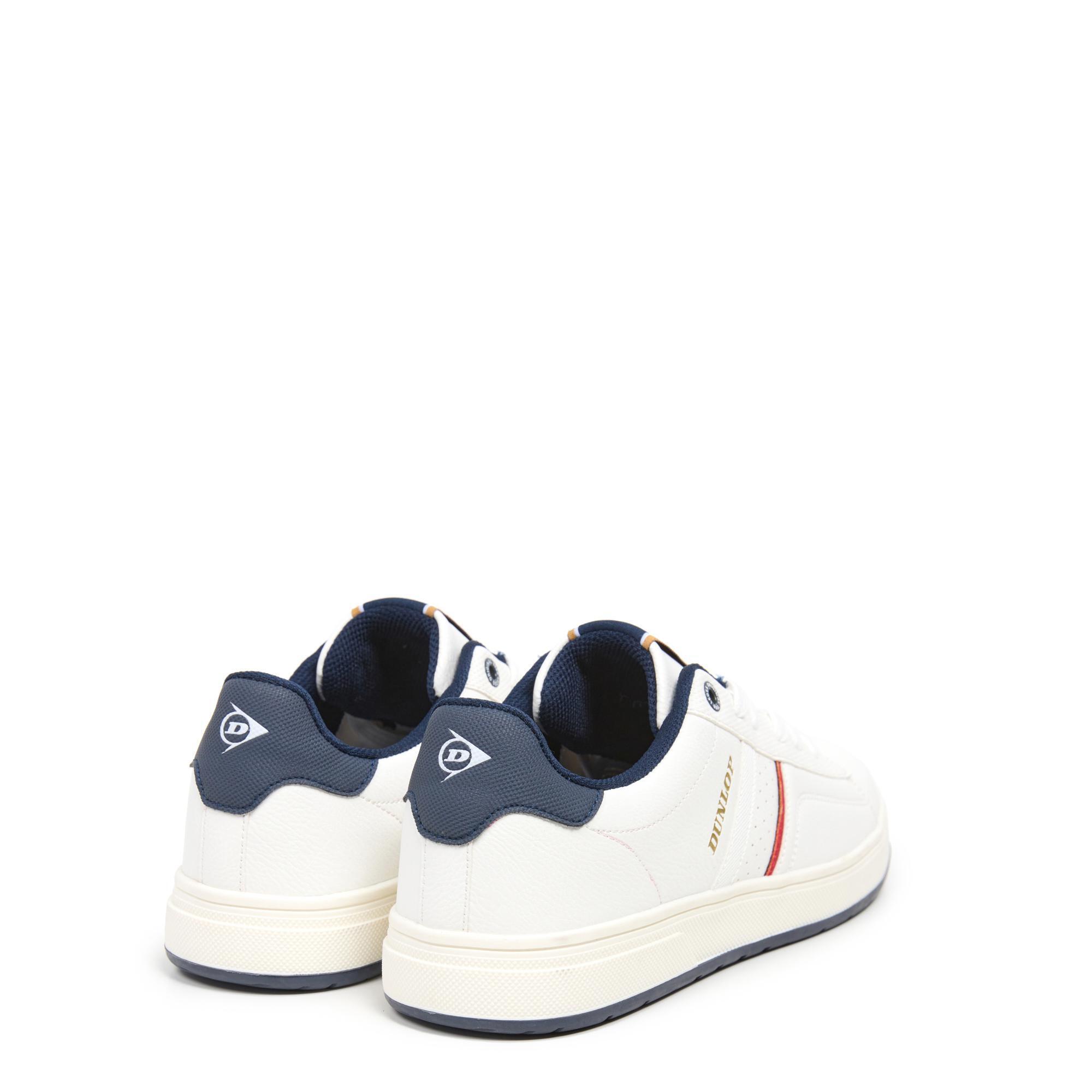 Zapatillas Dunlop Hombre 36073 Blancas con Cordones 3/5