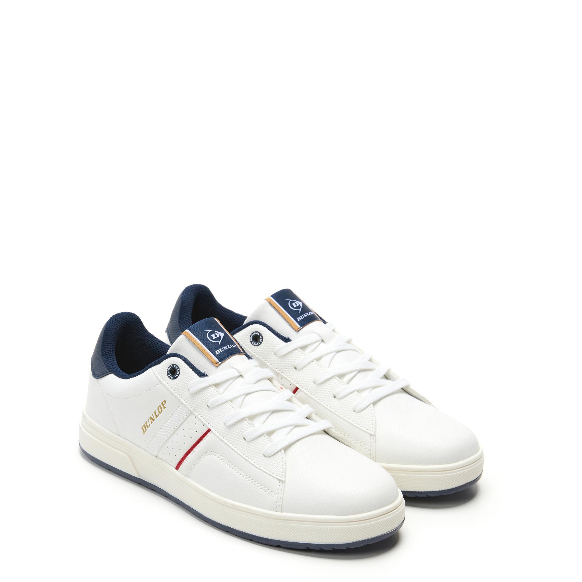 Zapatillas Dunlop Hombre 36073 Blancas con Cordones 2/5