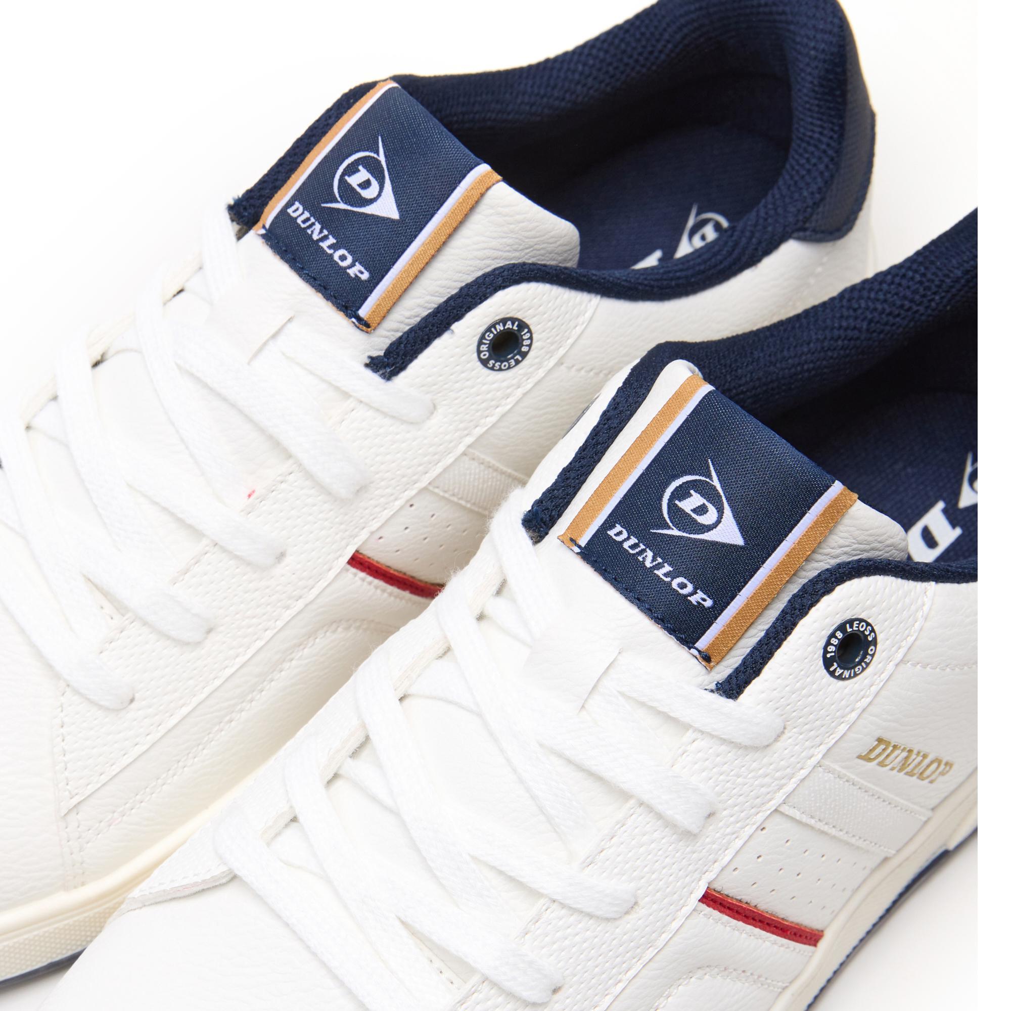Zapatillas Dunlop Hombre 36073 Blancas con Cordones 5/5