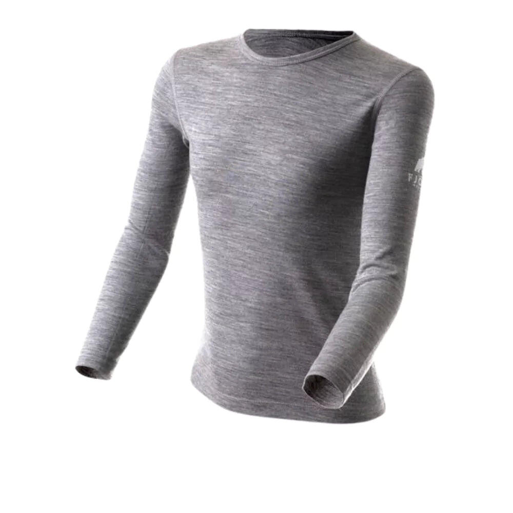 Kinder-T-Shirt aus 100 % Merinowolle mit langen Ärmeln 2/7