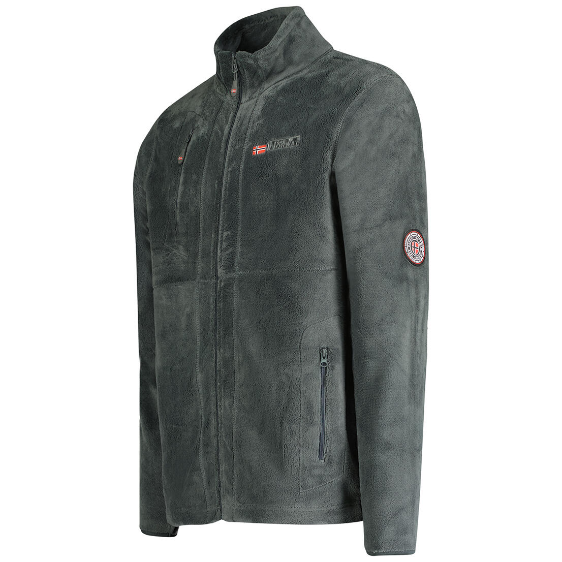 Polar para hombre Geographical Norway Upload Gris Oscuro 3/4