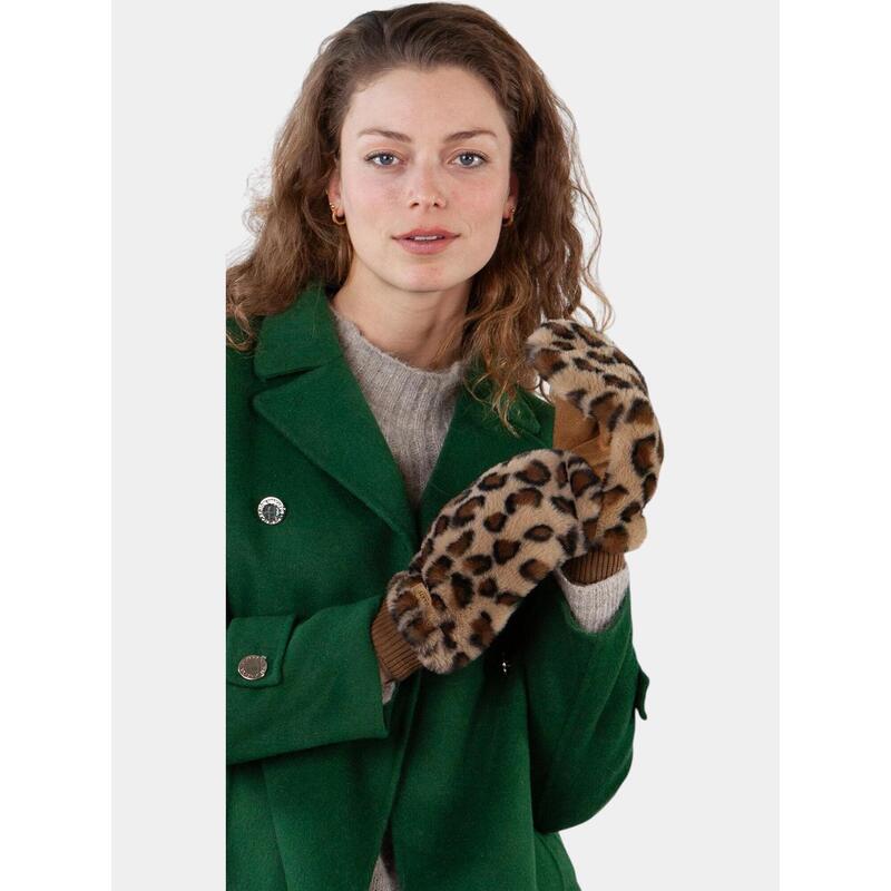 Manusi Fur Mitts femei