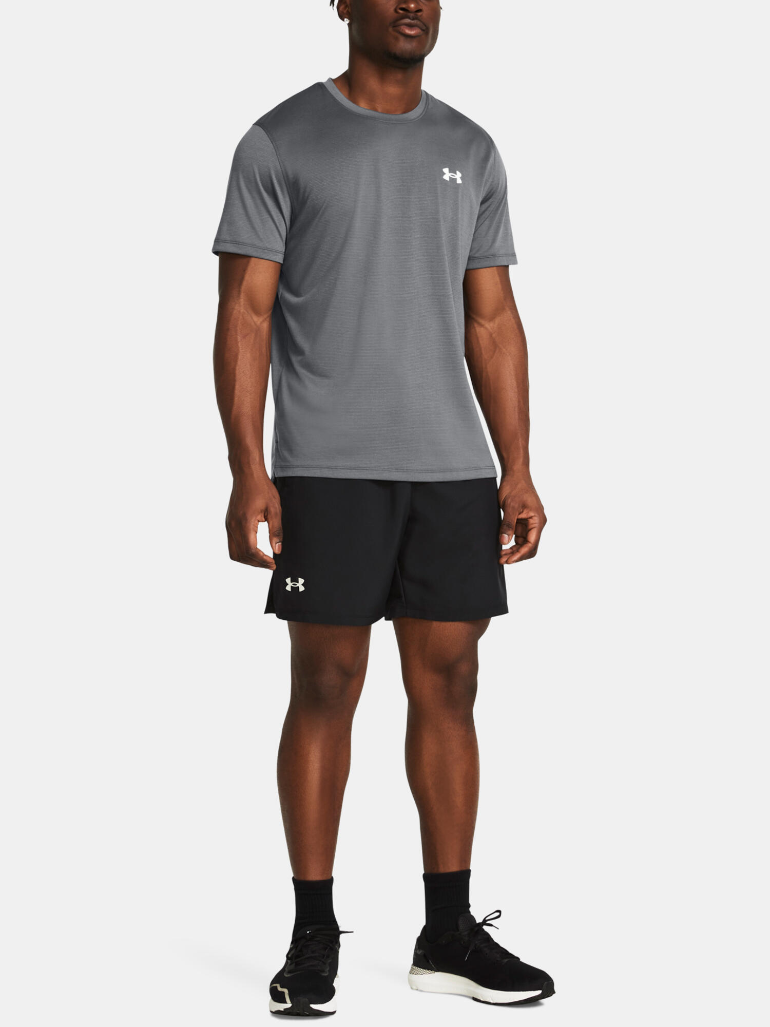 Spodenki do biegania męskie Under Armour Launch 7" Unlined reflective 7/7