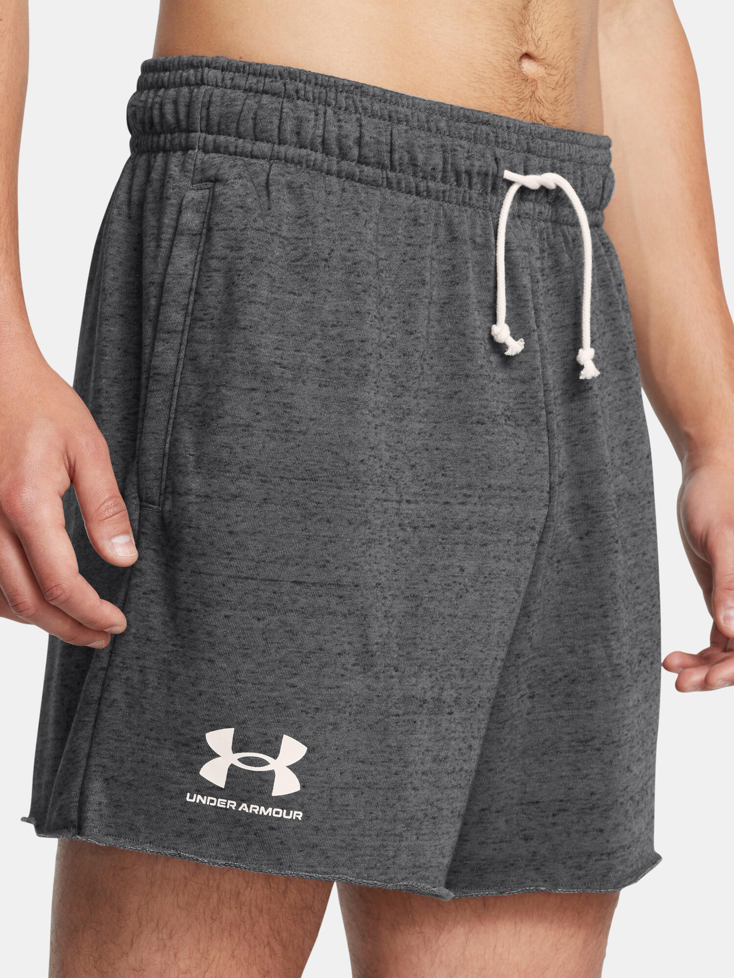 Spodenki Męskie Under Armour Dresowe Luźne Rival Terry 6in Short 5/6