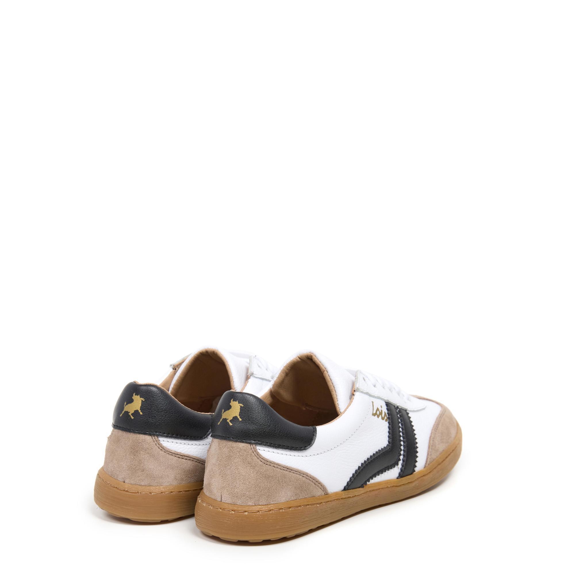 Zapatillas Lois Mujer 74438 Blancas con Cordones 3/5