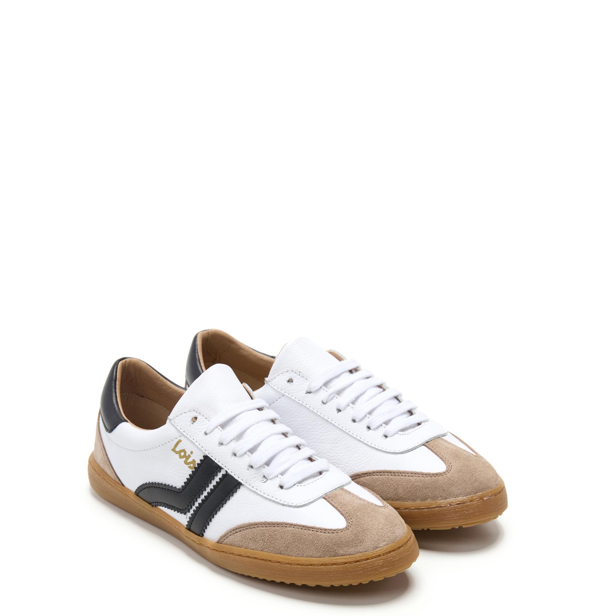 Zapatillas Lois Mujer 74438 Blancas con Cordones 2/5