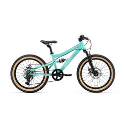 VTT 20" vélo enfant 6 ans, tout suspendu, 21 vitesses, frein à disque