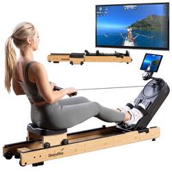 Rameur magnétique connecté - Rovek - 32 niveaux de résistance - Inertie 6 kg