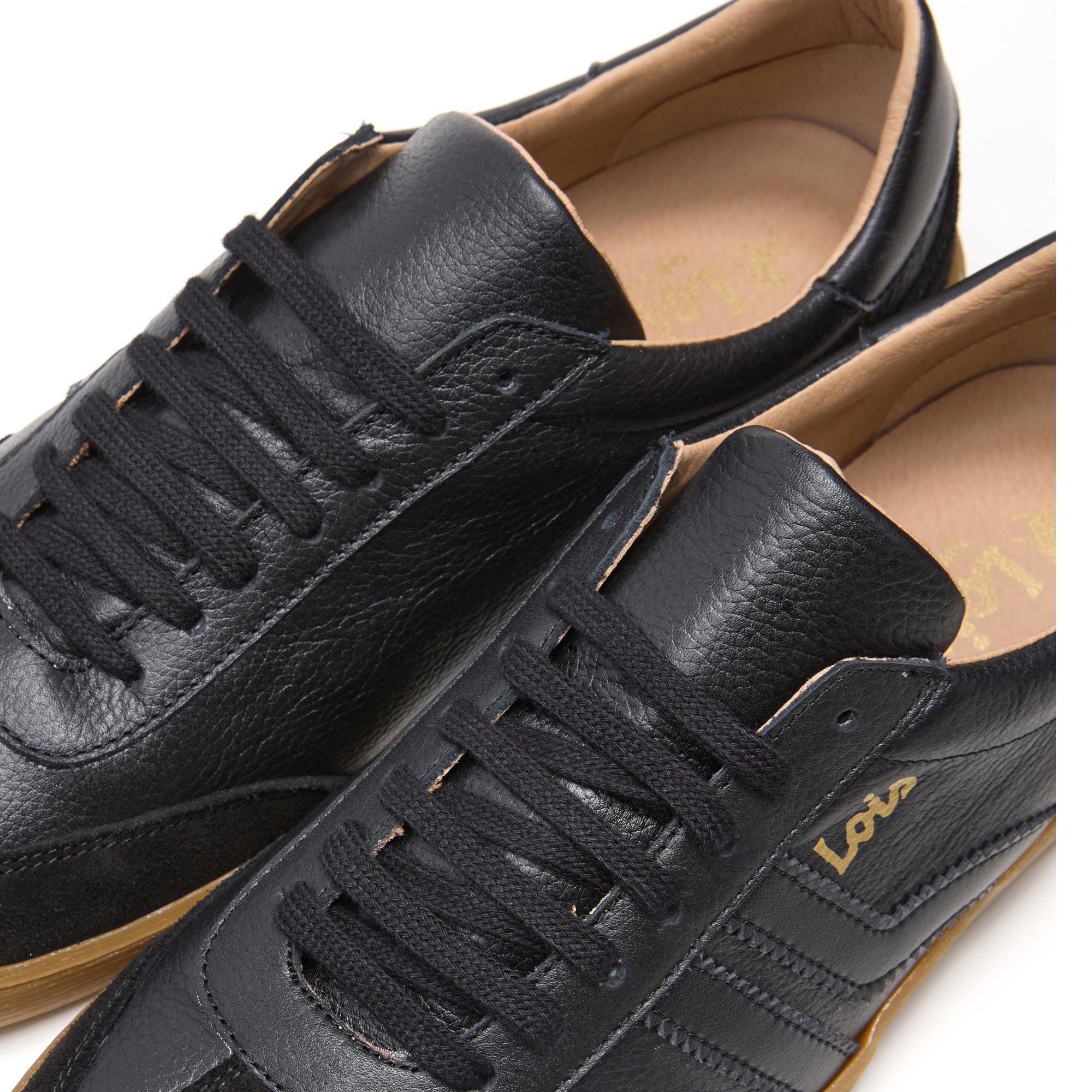 Zapatillas Lois Hombre 74439 Negras con Cordones 5/5