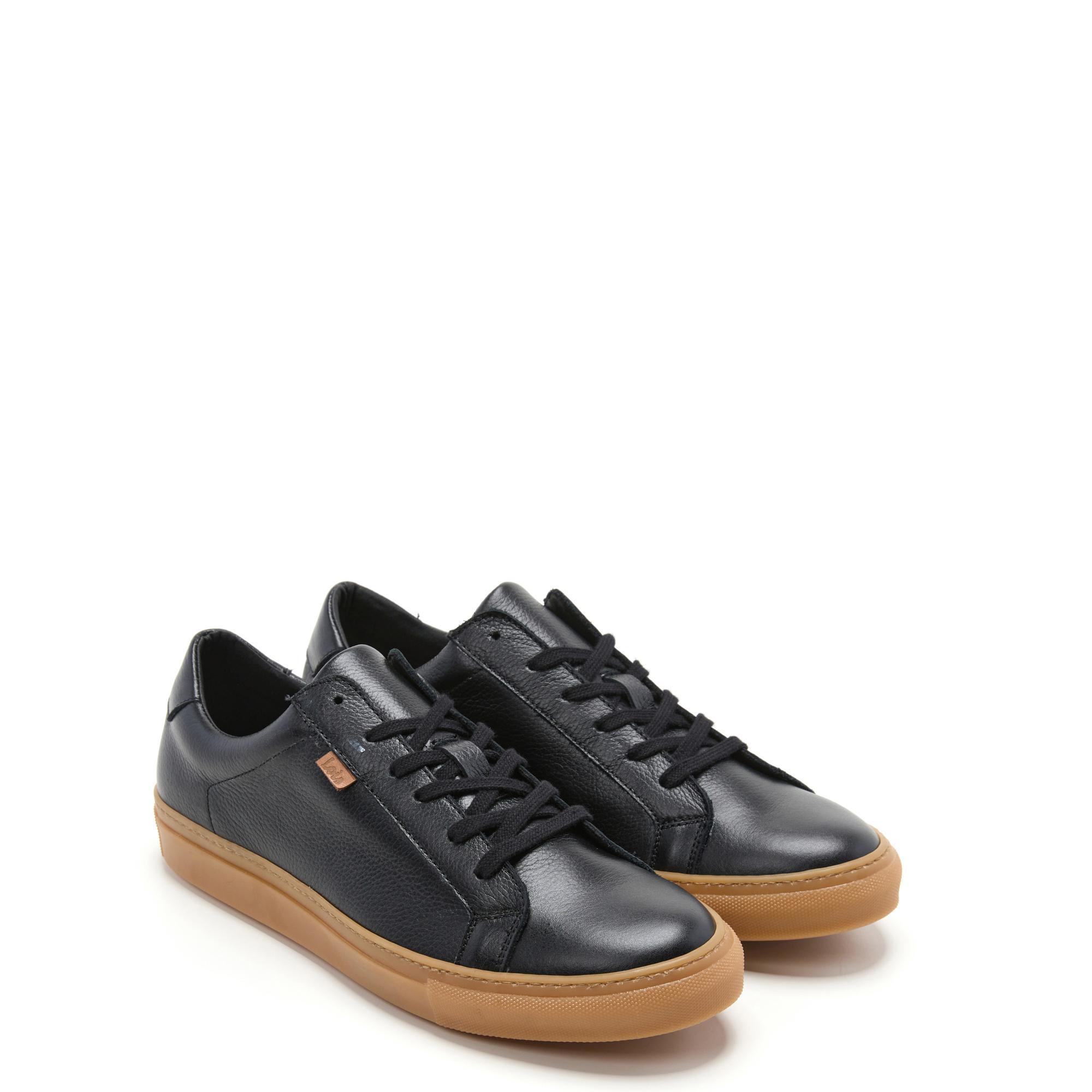Zapatillas Lois Hombre 74440 Negras con Cordones 2/5