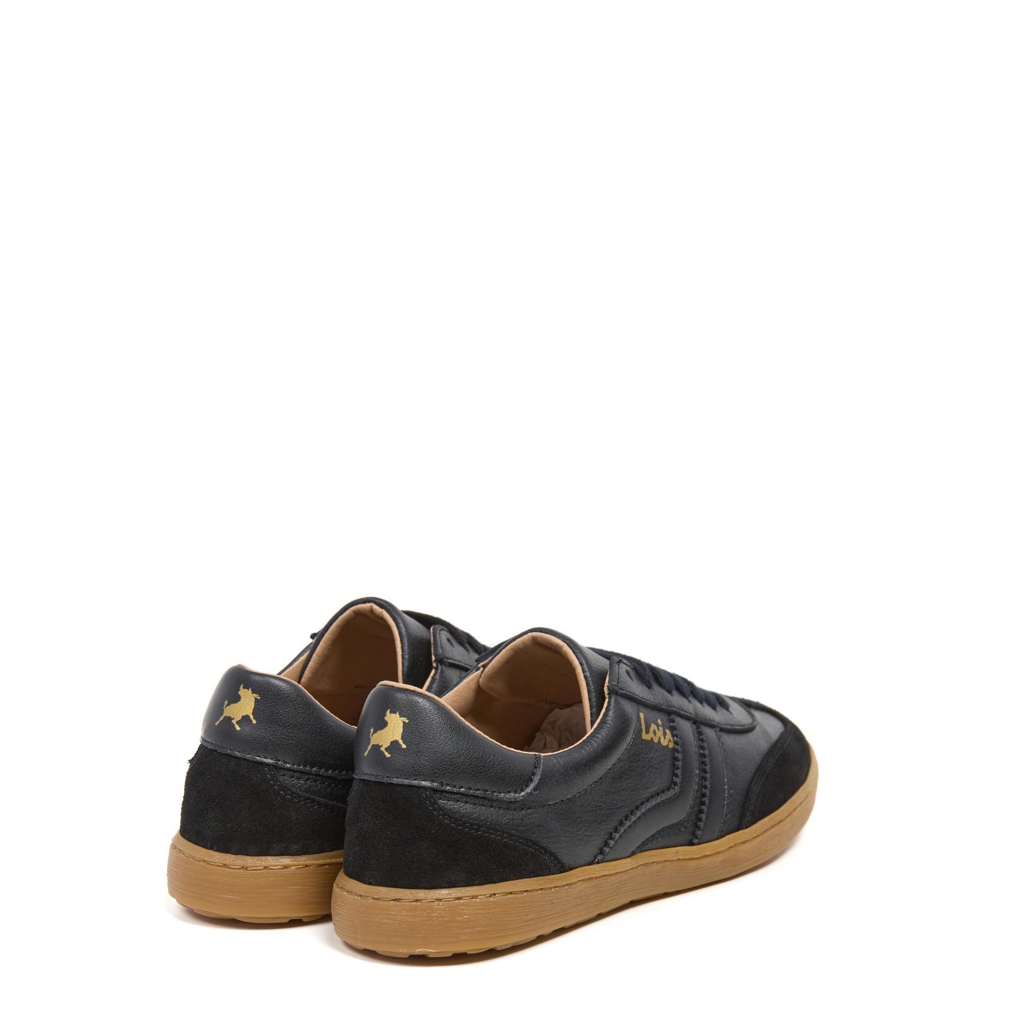Zapatillas Lois Mujer 74438 Negras con Cordones 3/5