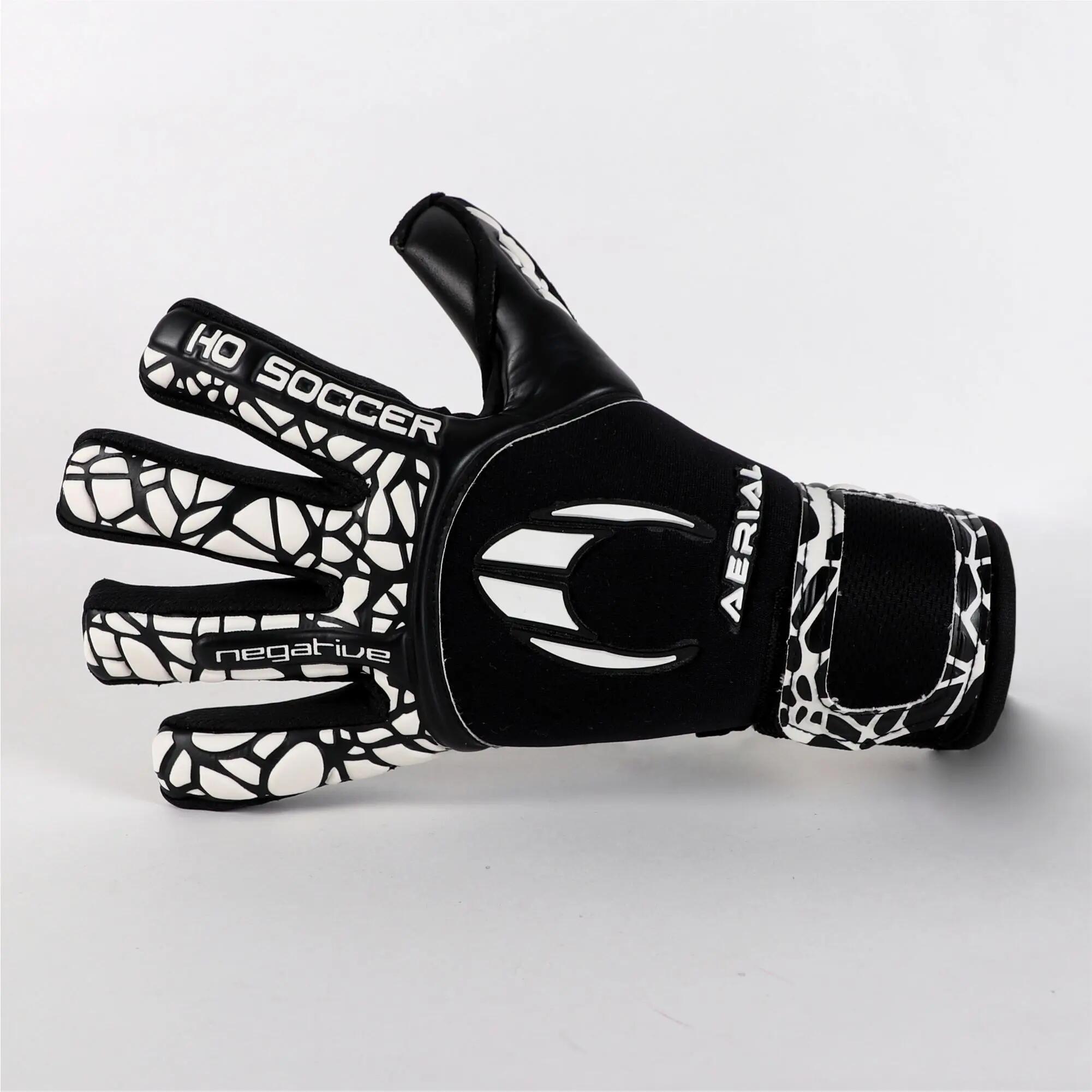 Guanti da portiere Ho Soccer per Bambino Aerial III NG Nero 6/7
