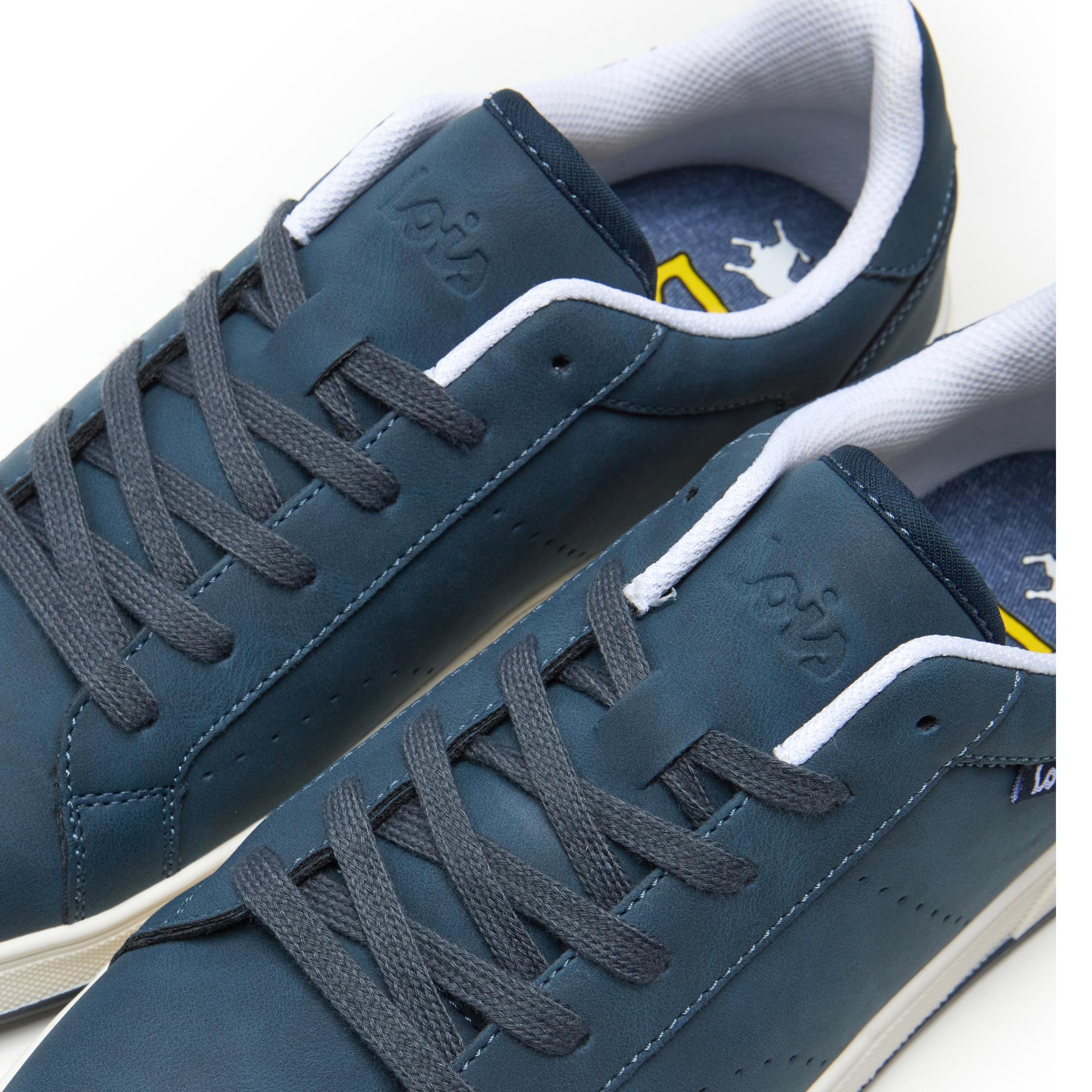 Zapatillas Lois Hombre 64489 Azul Marino con Cordones 5/5