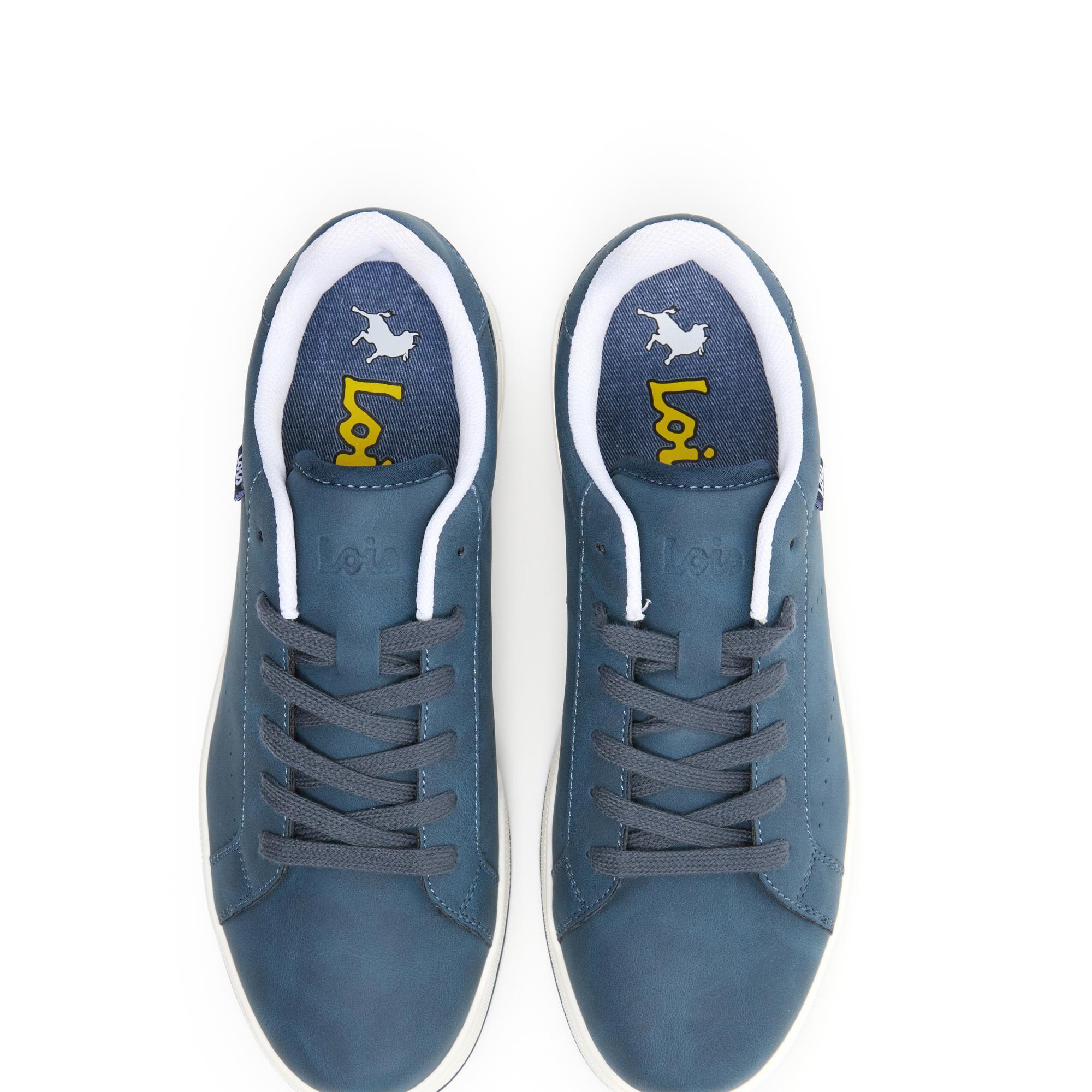 Zapatillas Lois Hombre 64489 Azul Marino con Cordones 4/5