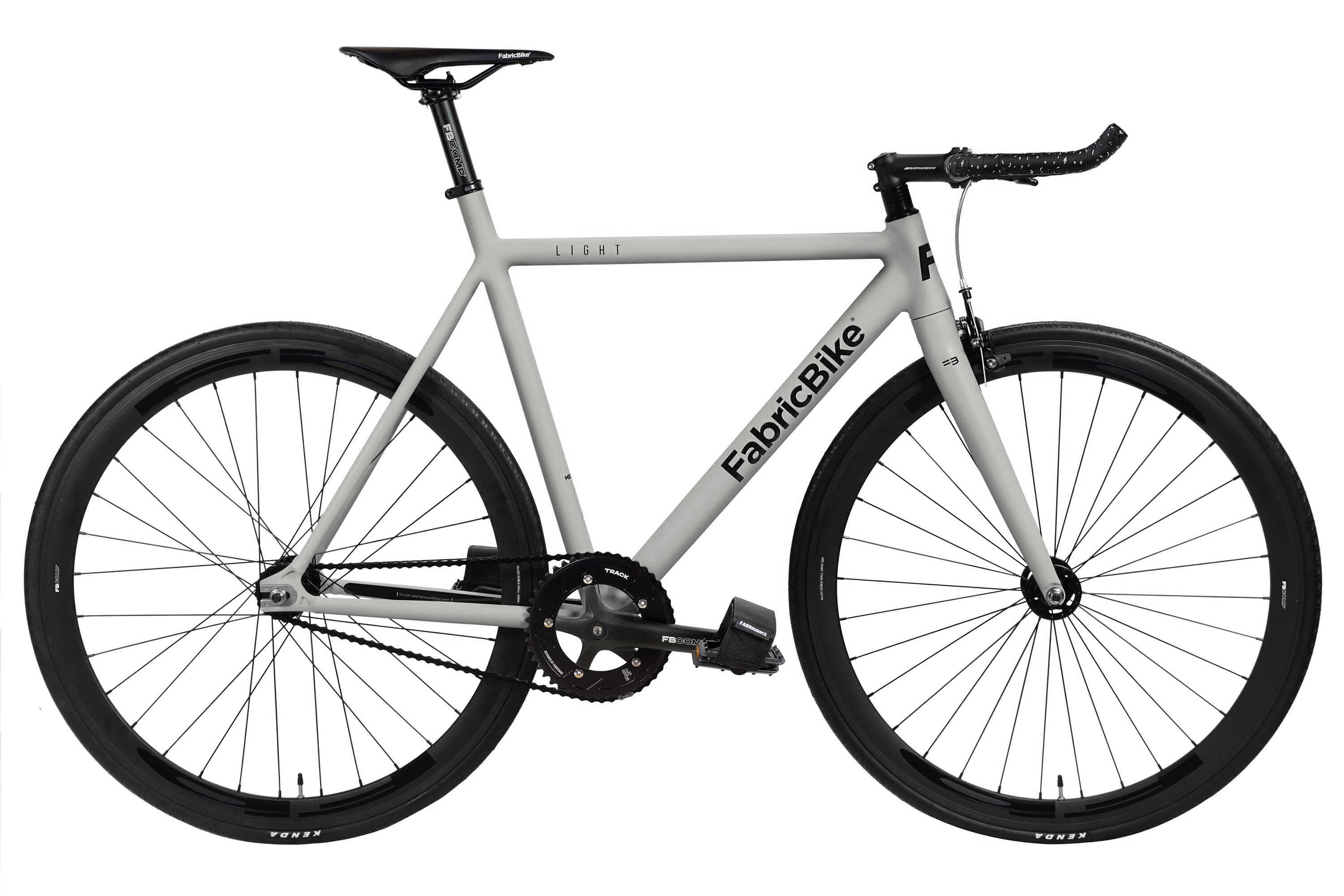 FABRICBIKE Bicicleta Fixie Light Alumínio 28" – Nardo Grey