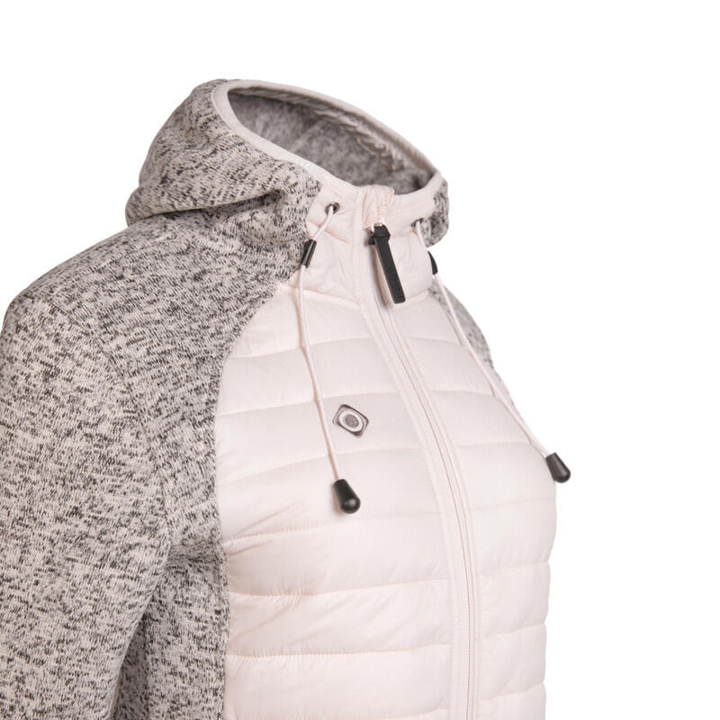Izas NOYA W Veste en tricot polaire avec panneaux thermiques - coupe - vent 3/4