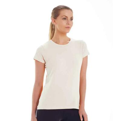 Vrouwen/dames essentiële tshirt (natuurlijk)