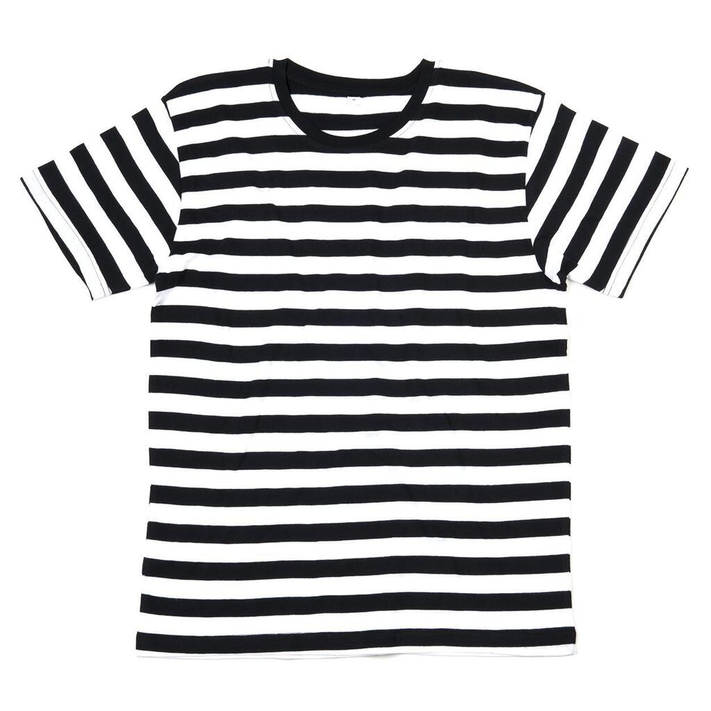 Mens Striped TShirt (Navy/White)
