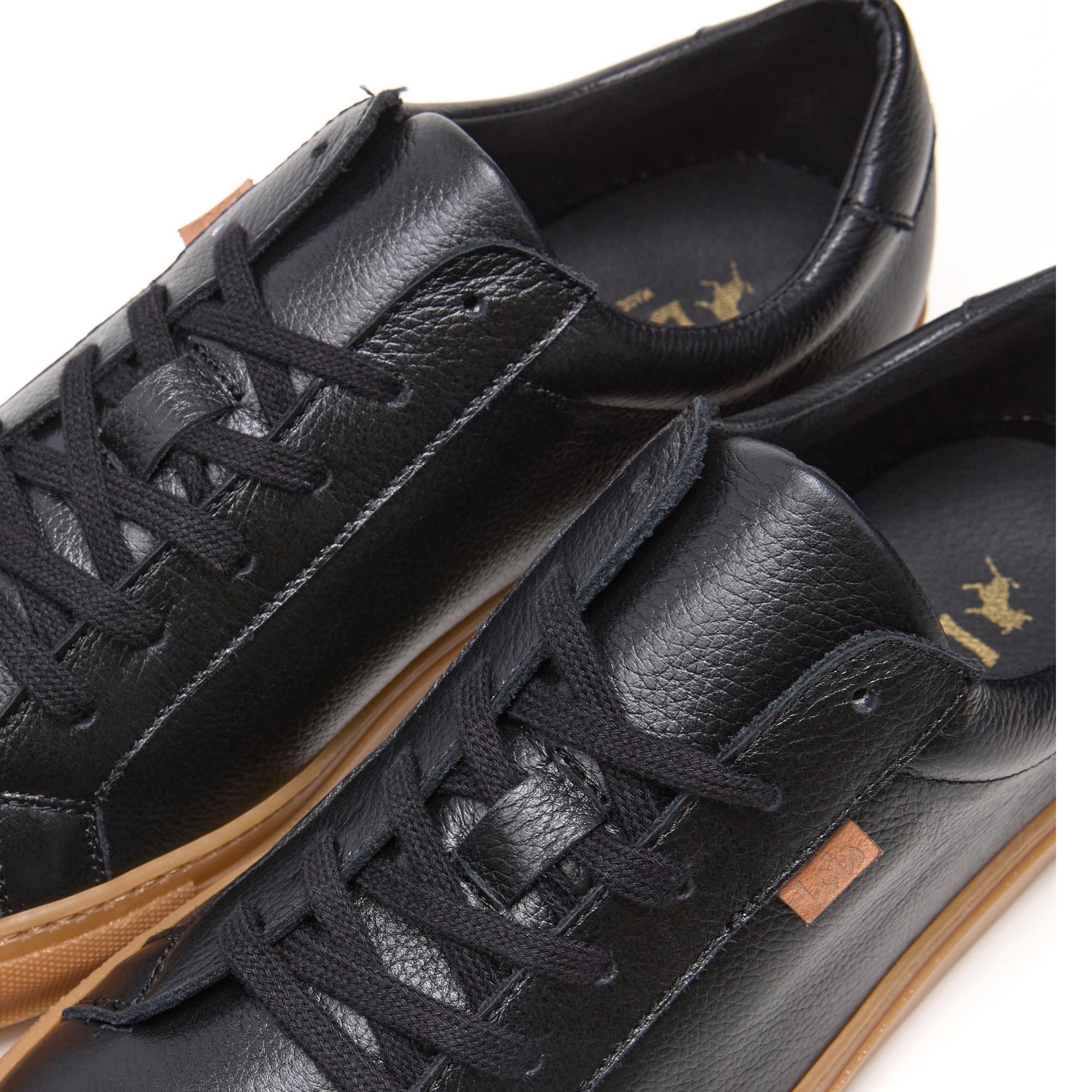 Zapatillas Lois Hombre 74440 Negras con Cordones 5/5