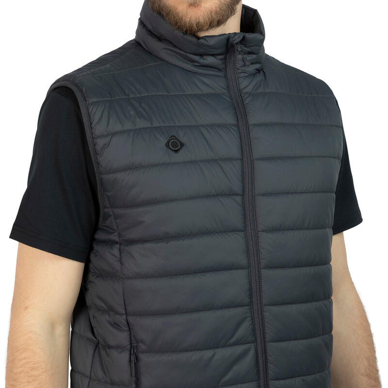 TYREE M V2 Męska ultralekka, pakowna kamizelka termiczna z kapturem Mount-Loft 3/4