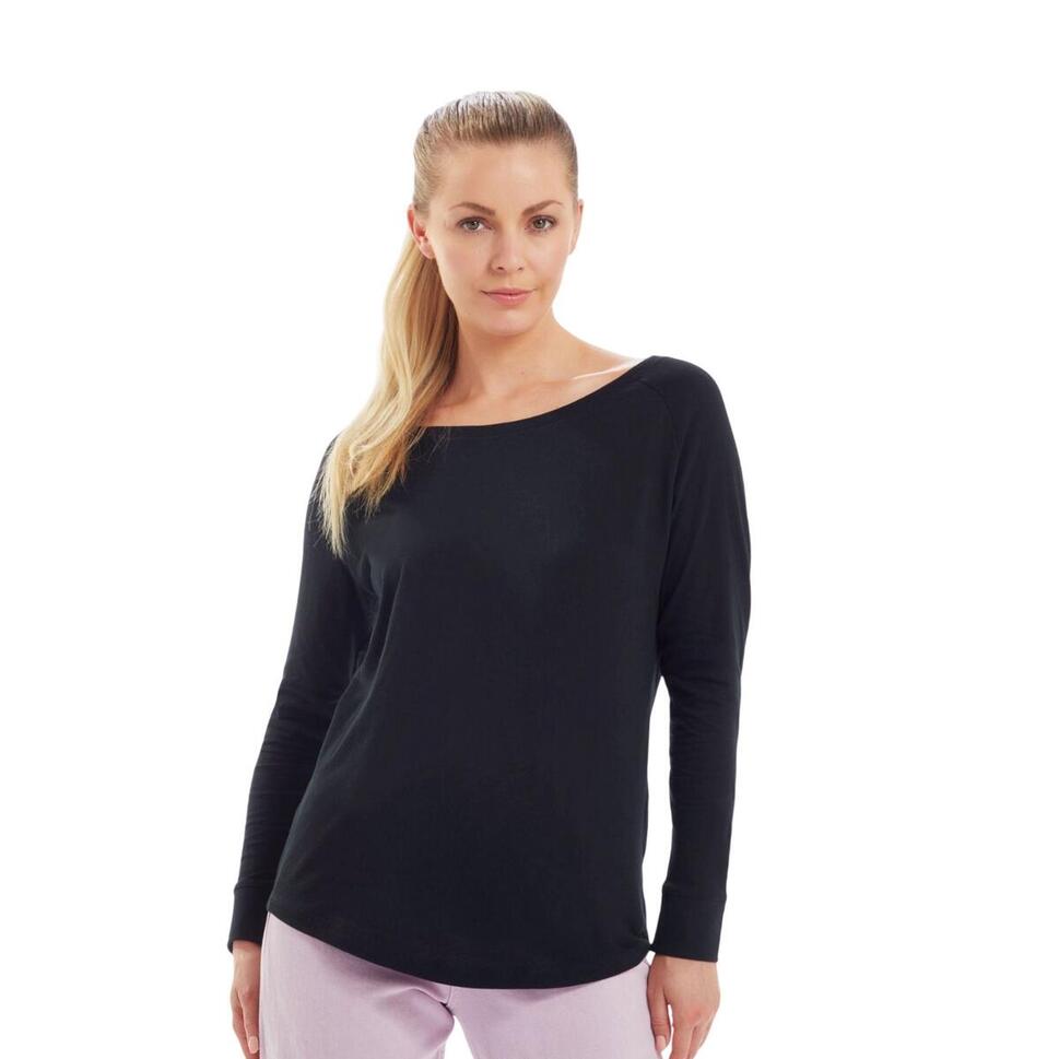 Damska Koszulka Z Długim Rękawem O Luźnym Kroju