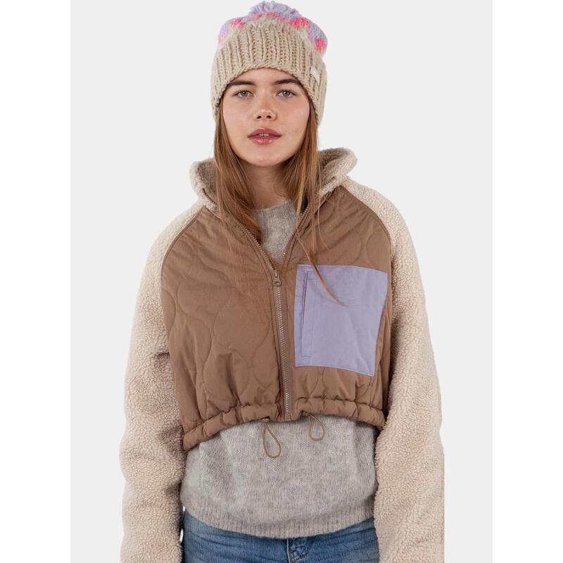 Caciula cu mot Curley Beanie femei