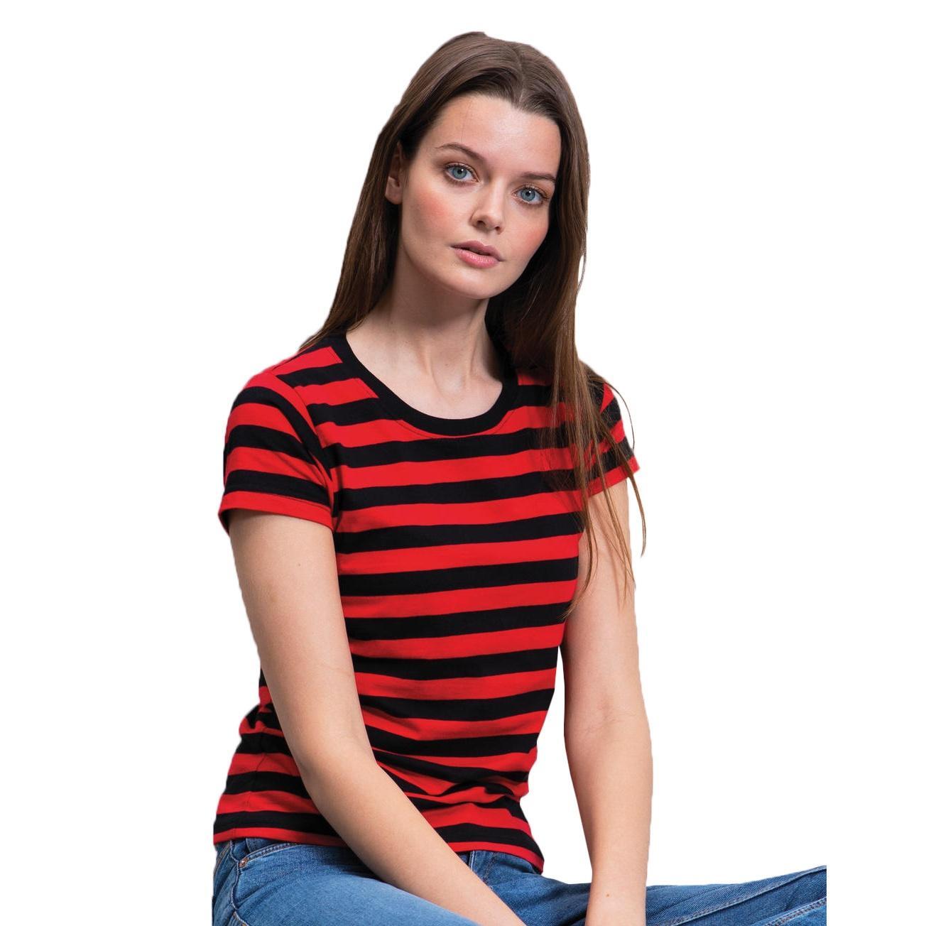 Tricou Drumeții În Natură Mantis In Dungi Femei
