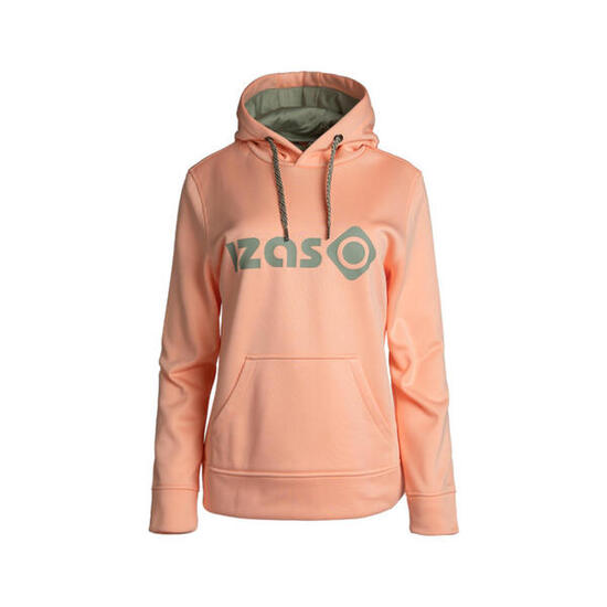 Sweat femme DUERO W V4 avec capuche réglable, logo et poche frontale