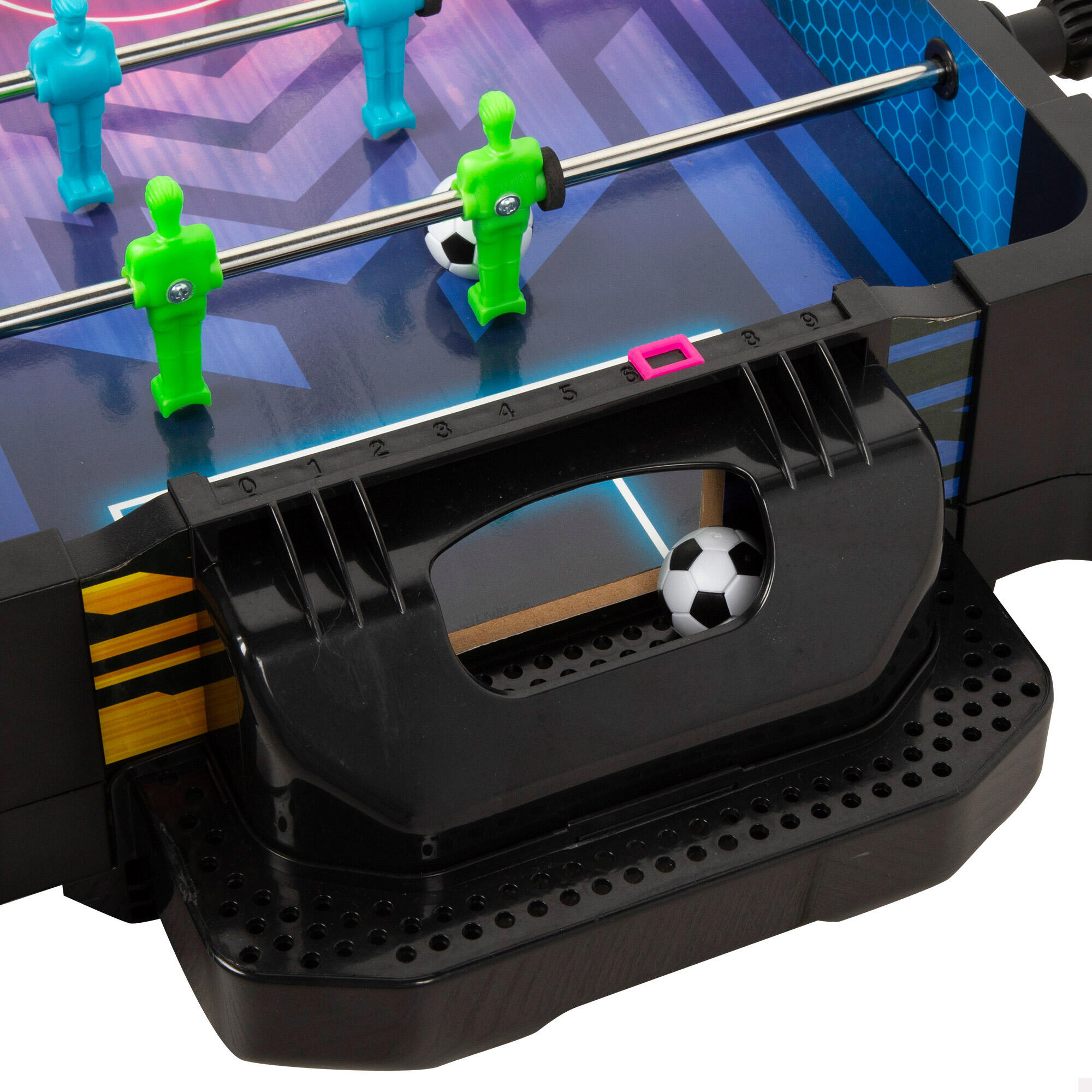 Table de air hockey et baby-foot néon 2 en 1 CB Games 6/7