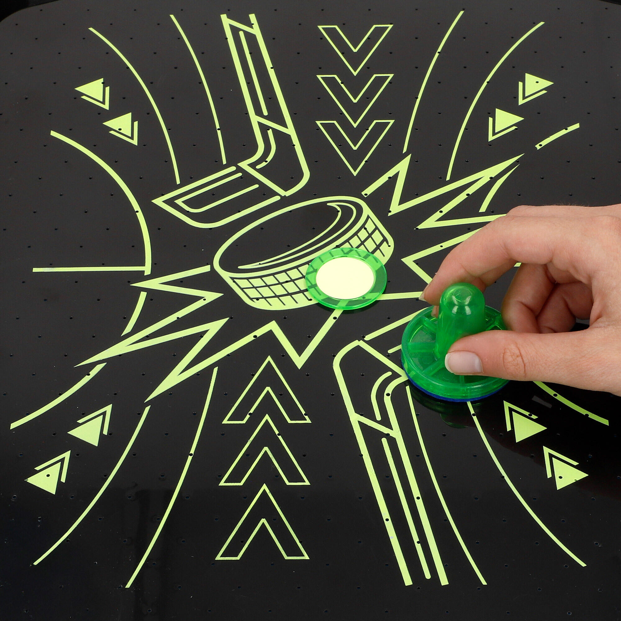 Air hockey de mesa neón con luces y sonido CB Games 6/7