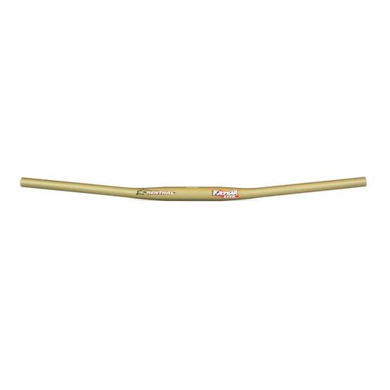 Renthal Fatbar Lite Zero Flat Lenker, 31.8mm, 780x0mm, 7°/5°, gold