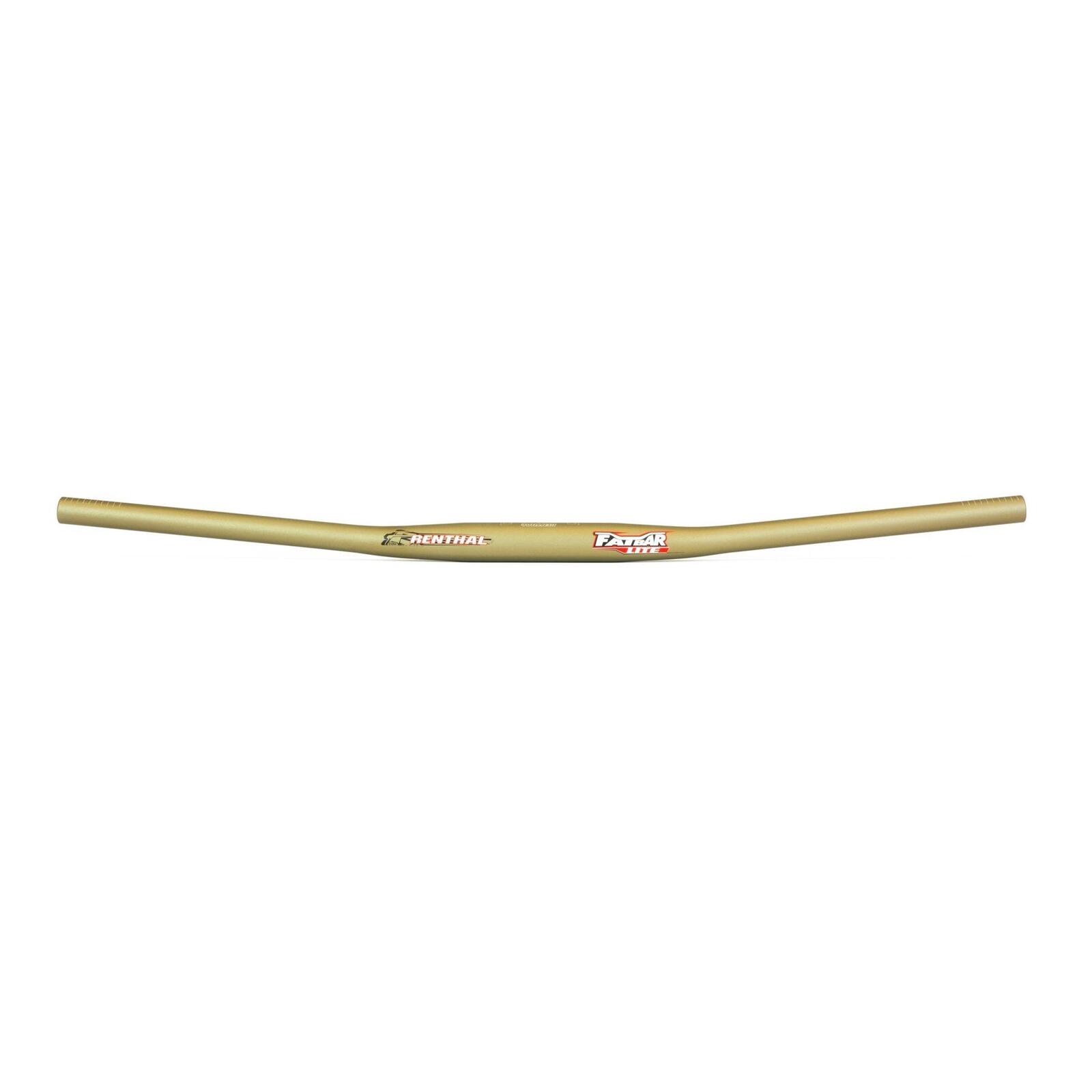 Renthal - Cintre Renthal Fatbar Lite Zero Rise 780mm 31,8 Mm Or - Guidon - Jaune|orange - 31,8 Mm - Decathlon