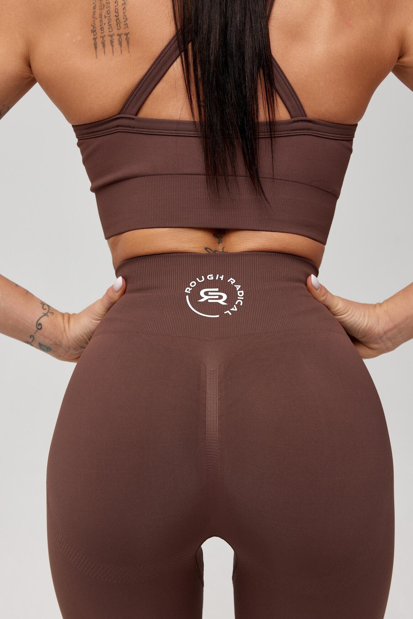 Damskie legginsy treningowe bezszwowe Rough Radical Seamless Classic 5/7