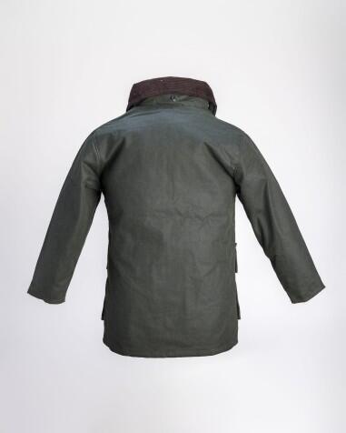 CHAQUETA ENCERADA NIÑO BURLEY JUNIOR VERDE 4/4